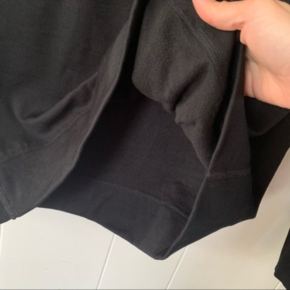 Cintamani Thermal Long Sleeve Henley Button Black Shirt Warm Button Tecnopile - Picture 9 of 11